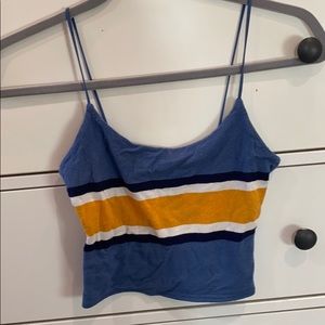 Pace in, cropped tank top